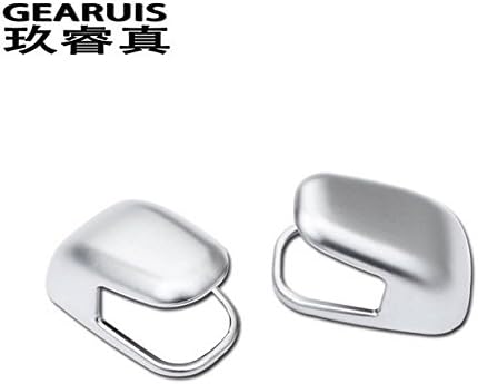 Amazon クロームアクセサリーbピラーフックカバートリム3dステッカー装飾用メルセデス ベンツeクラスw212 Sクラスw222車スタイリングパーツ Silver ドレスアップカバー 車 バイク