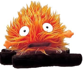 Amazon ハウルの動く城 カルシファと薪 M ぬいぐるみ おもちゃ