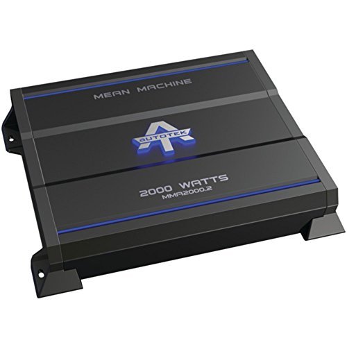 AUTOTEK MMA2000.2 The Mean Machine(R) 2-Channel Class AB Amp (2,000 Watts) - ONE YEAR