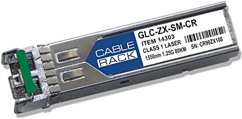 CableRack GLC-ZX-SM Cisco Compatible 1000BASE-ZX SFP GBIC