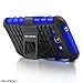 Evocel® Galaxy J1 Case, Heavy Duty Armor Case with Stand For Samsung Galaxy J1 (2015) - Evocel® Retail Packaging, Blue