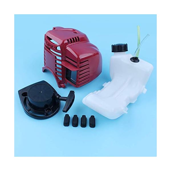 Gute Qualität Gas Kraftstofftank Gummi Motordeckel Rückstoßzug Starter Kit Kompatibel mit Honda GX35 GX35NT HHT35S…