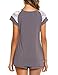 Avidlove Pajamas Women's Short Sleeve Sleepwear Soft Pj Set(M,Gray)