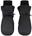 SimpliKids Children's Snow Sports Thinsulate Insulated Waterproof Winter Ski Mittens,Toddler,Black