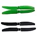 3 Sets Gemfan 5x4 5040 Propellers CW/CCW For QAV250 (6*Black & 6*Green)