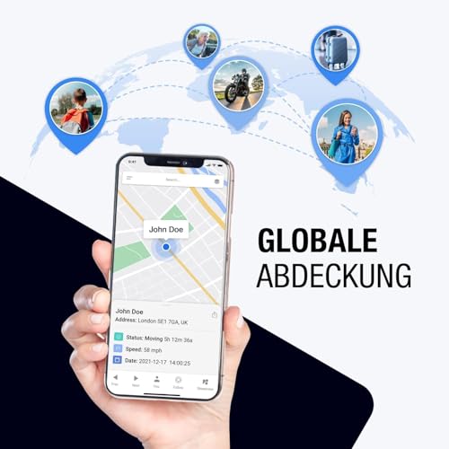 GPSLive DB2-4G GPS Tracker Car, Motorcycle, Motorhome, Car | Made in EU | Easy Installation | Live Tracking with App | No SIM Required | GPS Tracker GPS Transmitter | Transmitter