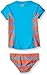 Roxy Girls Moroccan Stripes Short Sleeve Rashguard Set