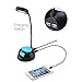 DreamSky Small Alarm Clock with Desk Lamp, 7 Colors Changing Mood Light, USB Port for Cellphone Charging, Snooze, Outlet Powered with DC Adapter Included, Batery Backup.