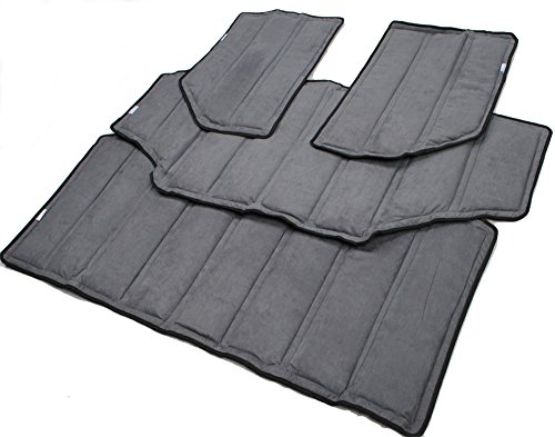 YOCTM for Jeep Wrangler JK Headliner Hardtop Insulation 4 Door 2012-2017 Rear Window and Ceiling Roof Heat Insulation Cotton Kit Car Styling Accessories (Gray) - Thumbnail 3