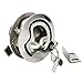Amarine Made Boat Marine 2” Locking Stainless Steel Flush Pull Slam Latch Hatch Lift 2