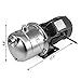 Happybuy Shallow Well Jet Pump with Pressure Switch 1.6HP Jet Water Pump 180 ft Stainless Steel Jet Pump to Supply Fresh Well Water to Residential Homes Farms Cabins