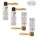 Ytuomzi 4PCS Right Angle Speaker Banana Plugs, 90Degree, 24K Gold Plated Audio Jack Connector, L Shape, 2 Black and 2 Red