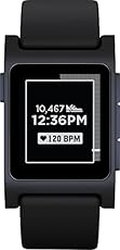 Pebble 2 + Heart Rate Smart Watch - Black/Black