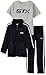 STX Boys' Tricot Jacket and Pant with Logo T-Shirt