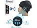 Bluetooth Hat, Bluetooth Beanie, Wireless Bluetooth Headset Hat Music Hat with Built-in Stereo Speakers Fit for Outdoor Sports, Skiing ,Running, Skating, Walking, Christmas Gifts (black)