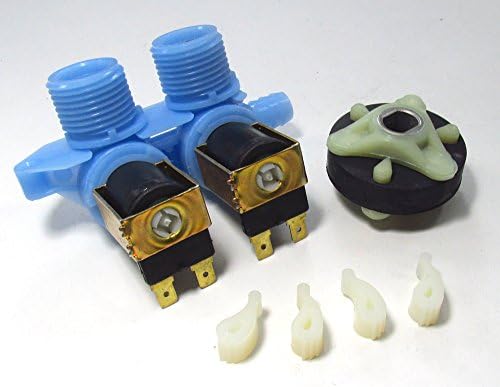 3955673 - WHIRLPOOL KENMORE WASHER WATER VALVE ( Includes Motor Coupler and Agitator Dogs)