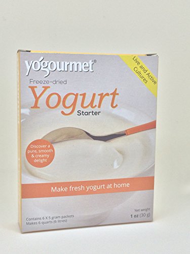 Yogourmet Freeze Dried Yogurt Starter, 1 ounce box (Pack of 6)