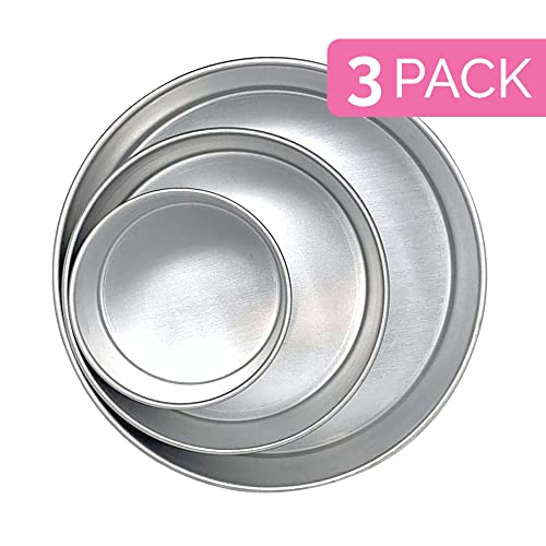 Aunt Shannon's Kitchen Tall Round Cake Pans 4inch, 6inch, 8inch