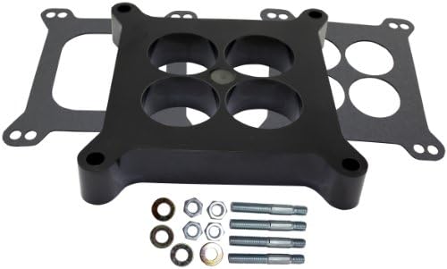 Mota Performance A40228 Carburetor Spacer Kit Ported Plenum, 1" - Phenolic Resin