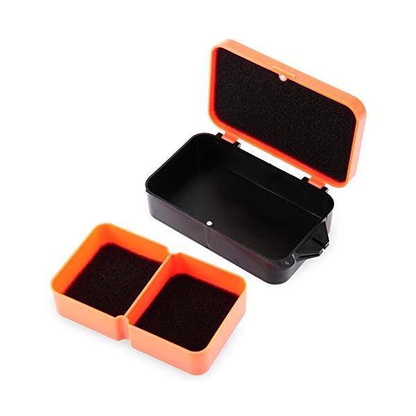 Stylrtop-Earthworm-Bait-Lure-Fishing-Tackle-Box-2-Compartments-with-Wrist-Strap
