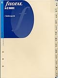 Filofax Accessories A-Z Index, Two Letter A5 - FF-341664