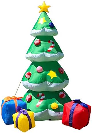 クリスマスツリーの飾りインフレータブルクリスマス庭の装飾のための屋外インフレータブルギフトボックス