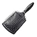 FIXBODY Paddle Hair Brush with Soft Cushion, Detangling & Smoothing Hiarbrush for Men, Women and Kids, Detangler for All Hair Types - Black Matte