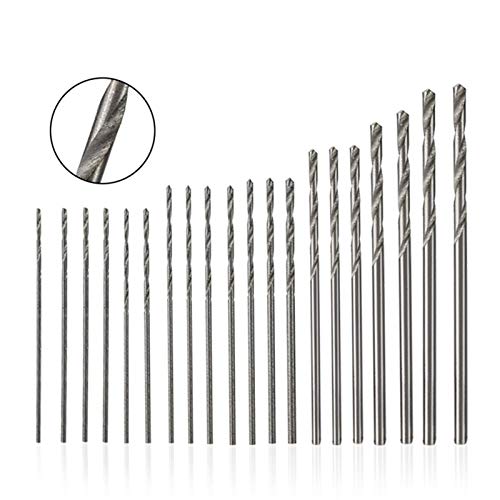 ESUHUANG Spiralbohrer 0.3-1.6mm Mini Micro-Bohrer-Set Aluminium-Handbohrmaschine Modell-Fertigkeit mit Fall-Werkzeug… – Bild 4
