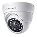 Amcrest Analog Outdoor Security Camera Dome 2MP 1080P @ 30fps, Quadbrid, 129° FOV, White (Not an IP Camera) (DVR Required, Not Included) AMC1080DM28-W