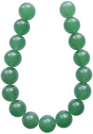 Tennessee Crafts 1138 Semi Precious Dark Green Aventurine Beads, Round, 12mm