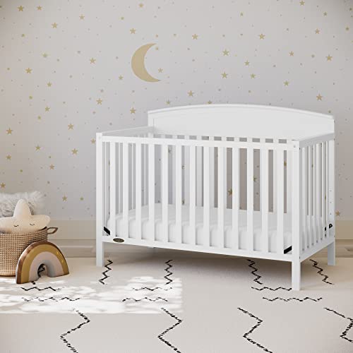 Graco Benton 5-in-1 Convertible Crib (White) – GREENGUARD Gold