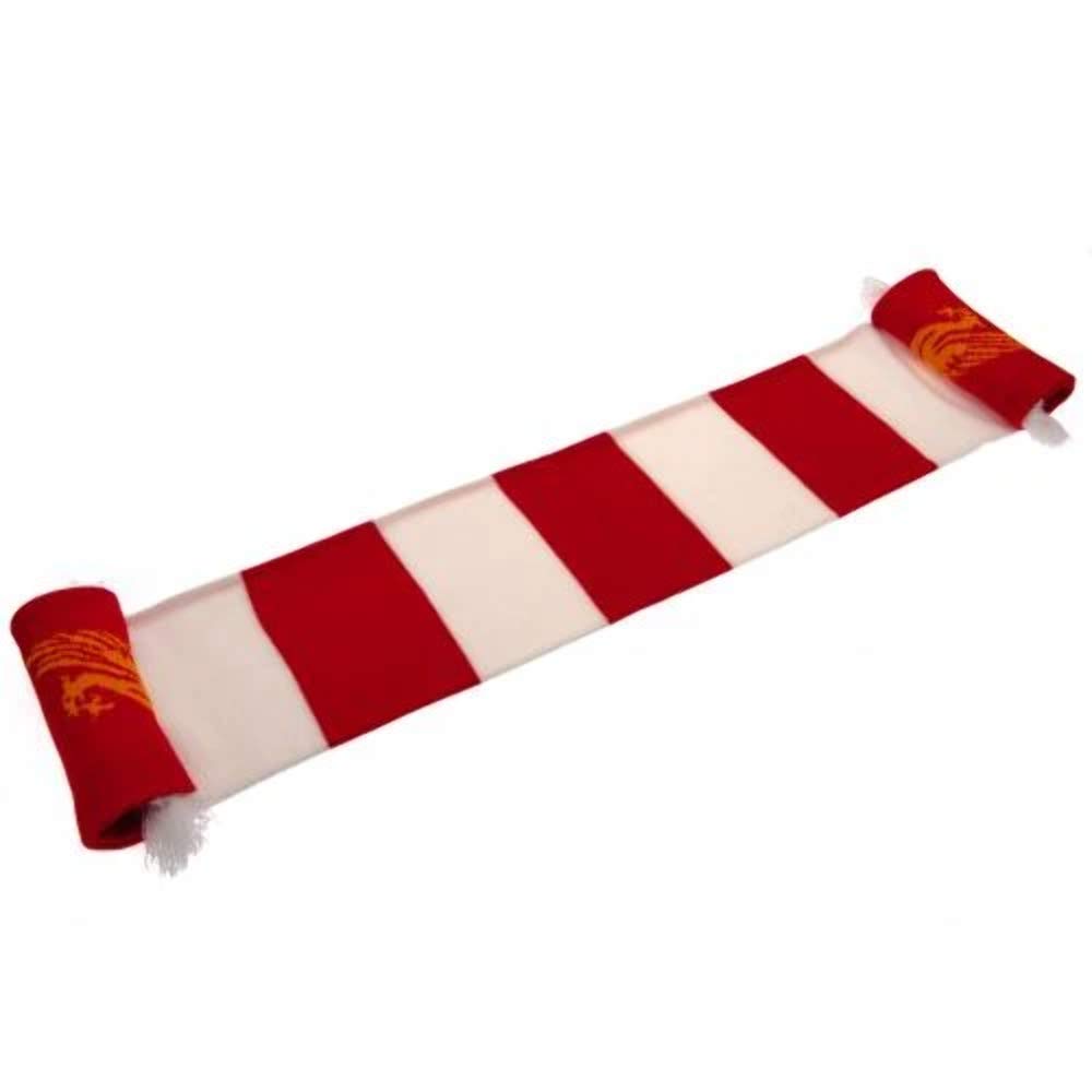 Liverpool FC Bar Scarf (One Size) (Red/White)