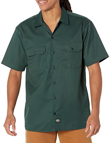 Dickies+Men%27s+Short-Sleeve+Work+Shirt+Size+Small+-+Dark+Navy for sale ...