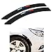 COSMOSS Car Wheel Wells Fender Edge Trim 16 Inch Black Anti Scratch Curve Side Bumper Guard