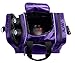 Athletico Bowling Bag for Single Ball - Single Ball Tote Bag With Padded Ball Holder - Fits a Single Pair of Bowling Shoes Up to Mens Size 14 (Purple)