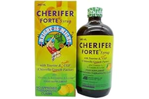 CHERIFER Forte Syrup with Taurine & Double Chlorella Growth Factor 240ml