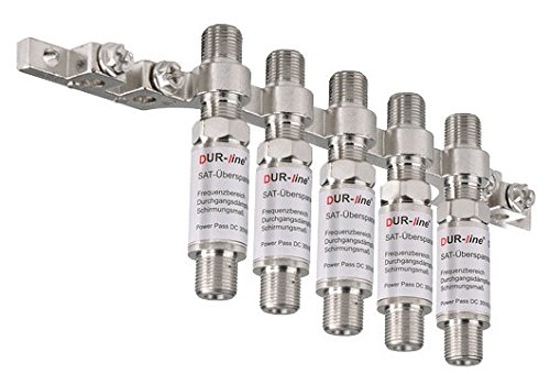 Grounding, Bracket, Block Made from Cast Metal 5x + 5x Lightning Protection