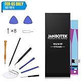 JANBOTEK Battery Model iP6S - Replacement Kit with Tools, Adhesive & Instructions - New 1715 mAh 0 Cycle Battery - 24-Month Warranty
