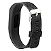 Doestyle Replacement Band for Fitbit Flex, Silicone Watchband Style Buckle for Fitbit Flex, Colorful Design with Adjustable Metal Clasp, Prevent Tracker Falling Off, Pack of 3 Black+Royal+Navy