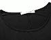 JollieLovin Women's Plus Size Tops Summer Tunic Short Sleeve Loose Fit T-Shirt to Wear with Leggings(Black,M)