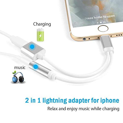 image for Tenwow Headphone Jack Audio adapter to 3.5mm Cable Compatible for iPho