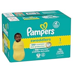 Pampers Baby Diapers - Swaddlers - Size 1, 96