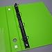 4-Ring Legal Size 8.5 x 14 Inches Binder, 1.5 inch D-Rings, Keepfiling, Black/Lime Green, Archival Safe