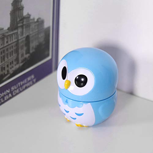 Rosvola Mechanical Timer, Cute Owl Shape Manual Cooking Counters Clock for Kitchen(Blue)