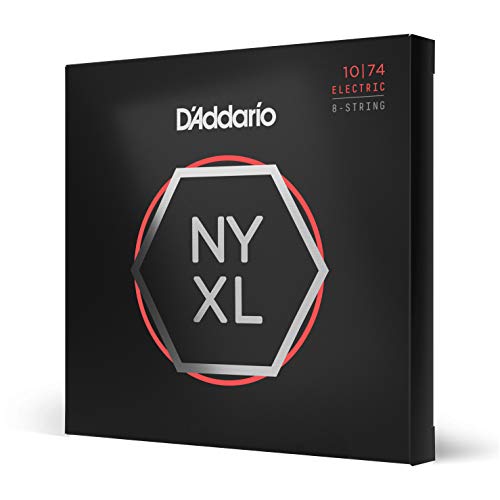 D'Addario エレキギター弦 NYXL .010-.074 8弦 NYXL1074 【国内正規品】