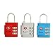OREI TSA Approved Luggage Locks Set - Combination Travel Lock Quality (3 Pack)