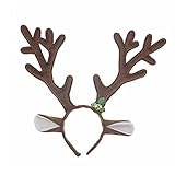 Pixnor Reindeer Antlers Headband Headwear Christmas Headband for Christmas Easter Halloween Party