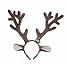 Pixnor Reindeer Antlers Headband Headwear Christmas Headband for Christmas Easter Halloween Party