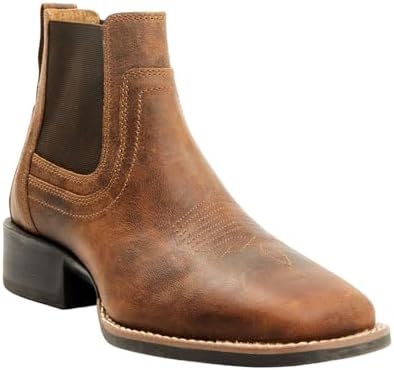 Amazon.com | HUGO Suede Side Zip Chelsea Boot, stone taupe, 7