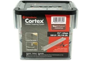 Fastenmaster Collated Cortex Hidden Plug Fasteners for Trex Decking – Cinnamon Cove (100 ln/ft)